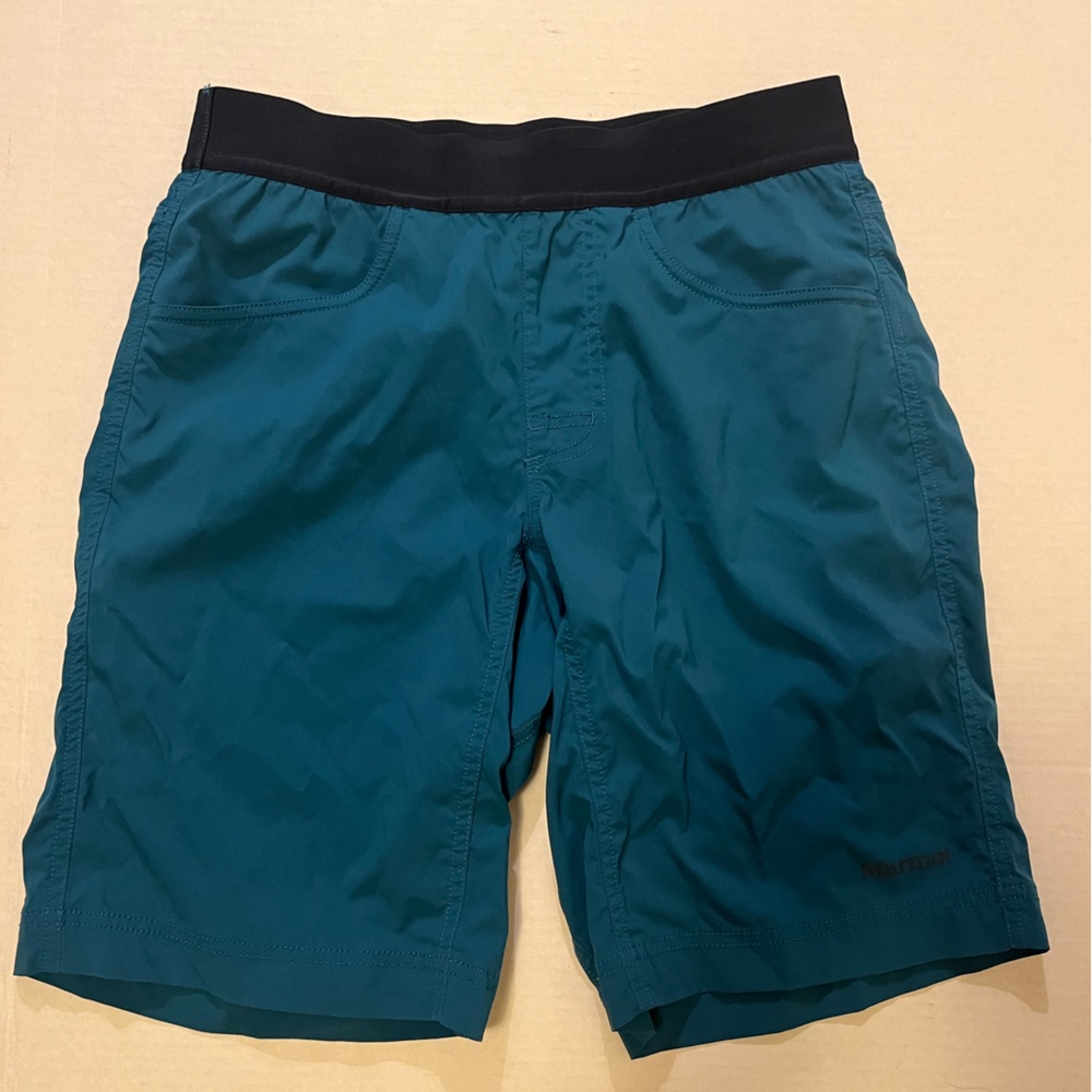 Marmot men’s teal shorts sz small with pockets